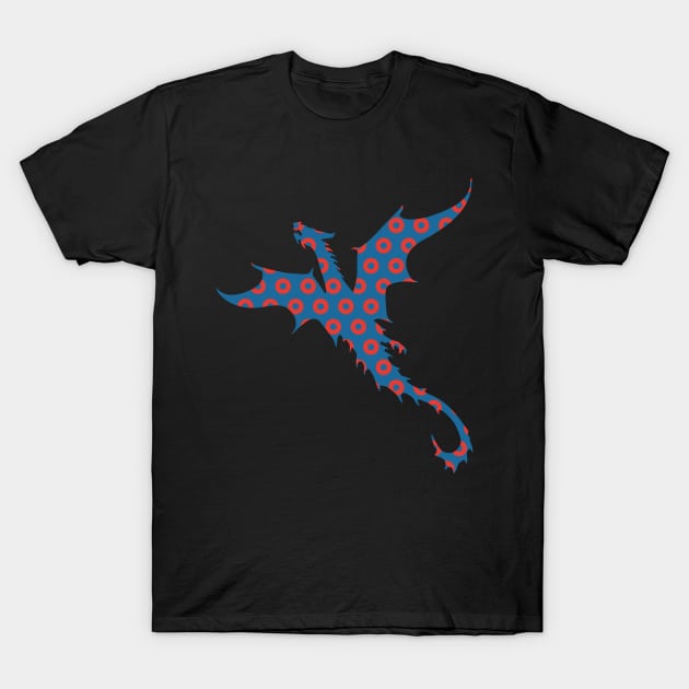 Phish Flying Dragon Donuts T-Shirt by NeddyBetty